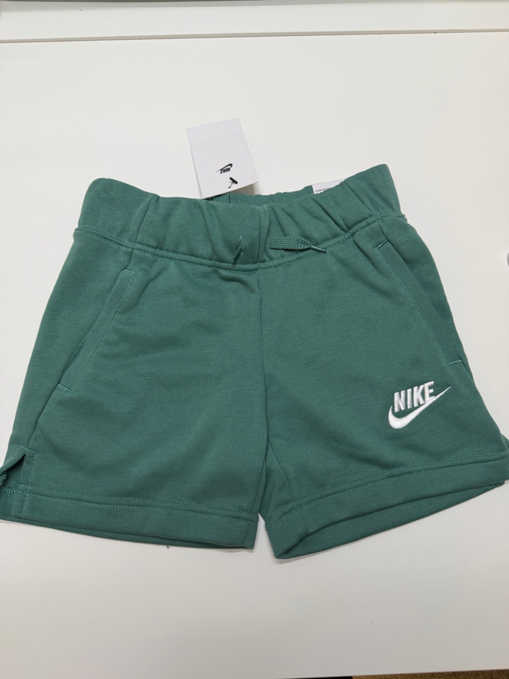 Nike Kids Teal Green Fleece Shorts
